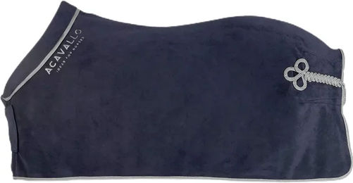 Produktbild von Acavallo Pferdedecke aus Fleece mit weichem gepolstertem Kragen 155 cm