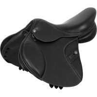 Produktbild von Acavallo Pferdesattel KC Race 2.4 Con Arcione Professional aus Leder Schwarz 17 Zoll