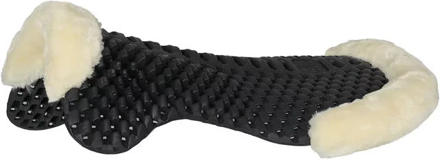 Acavallo Piuma Air-Release Sattelpad Eco mit Front Riser aus Wolle in Natur One Size – Bild 1 von 4