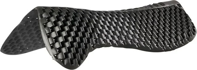 Acavallo Piuma Air-Release Sattelpad mit Doppelpolsterung in Grau – Bild 1 von 2