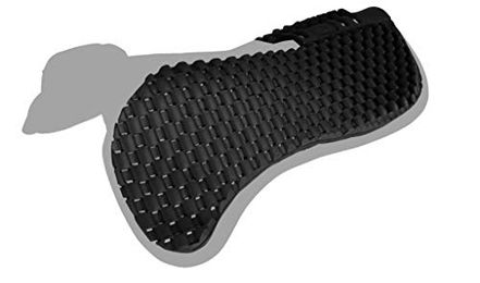 Acavallo Piuma Back Riser Füllkissen für Pferdesattel in Grau und Schwarz – Bild 1 von 4