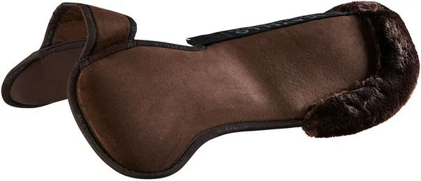 Acavallo Piuma Ecowool Konfigurationspad mit Front Riser in Braun – Bild 1 von 2