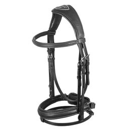 Acavallo Primavera Trense anatomisch schwedisch aus Leder für Warmblut in Schwarz – Bild 1 von 7