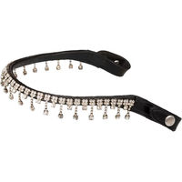 Produktbild von Acavallo Queen Stirnband für Pferde aus Leder mit Kristallen