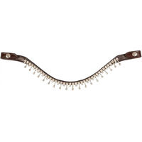 Produktbild von Acavallo Queen Stirnband für Pferde aus Leder mit Kristallen