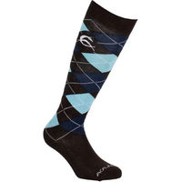 Produktbild von Acavallo Reitsocken Unisex aus Baumwolle Braun Bunt Größe 39/42