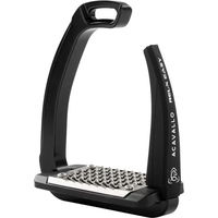 Produktbild von Acavallo Rel-X Easy Sicherheitssteigbügel Schwarz 12 cm