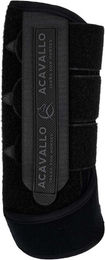 Acavallo Respira Gamaschen vorne aus Neopren Schwarz – Bild 1 von 5