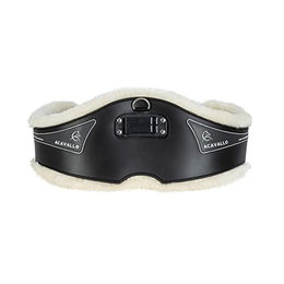 Acavallo Sattelgurt Comfort Gel mit Bio Wolle Schwarz Grösse 120 – Bild 1 von 3