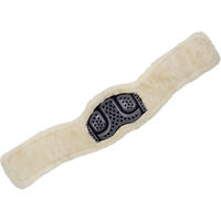 Produktbild von Acavallo Sattelgurt Dressur mit PVC Gel-Einsatz und abnehmbarem EcoFell 65 cm