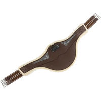 Produktbild von Acavallo Sattelgurt mit Stollenschutz Comfort Gel aus Bio Wolle Braun Größe 130