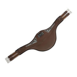 Acavallo Sattelgurt Singel mit Bauchklappe Comfort Gel Braun 130 cm – Bild 1 von 6