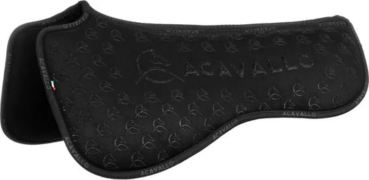 Acavallo Sattelpad für Pferde Dressur mit Memory Foam und Silicon Grip in Schwarz – Bild 1 von 4