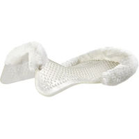 Produktbild von Acavallo Sattelpad Gel NS Weiß mit Wolle - 60 cm