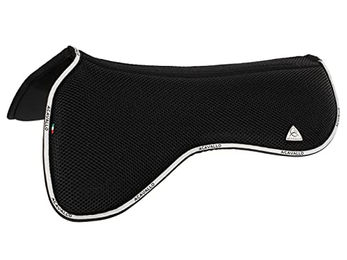Acavallo Sattelpad Memory Foam 3D mit Mikrofleece Bezug Schwarz Größe L – Bild 1 von 5