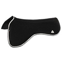 Produktbild von Acavallo Sattelpad Memory Foam 3D mit Mikrofleece Bezug Schwarz Größe L