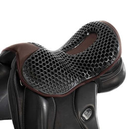 Acavallo Sattelsitzkissen Dressur Gel Out Ortho Coccyx 20mm braun Größe L – Bild 1 von 8
