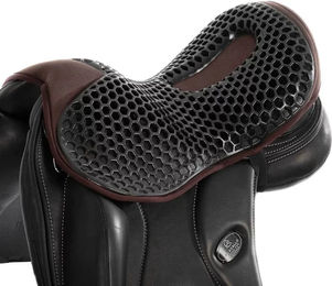 Acavallo Sattelsitzkissen Dressur Ortho-Pubis Gel Out 20mm Braun Größe M – Bild 1 von 3