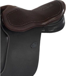 Acavallo Sattelsitzkissen Jump Dri-Lex 10 mm Gel-Out Sitzschoner für Springsättel Braun Large – Bild 1 von 1