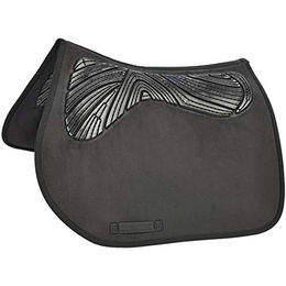 Acavallo Schabracke Gel-Twin Dressur Schwarz für Warmblut – Bild 1 von 4