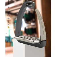 Produktbild von Acavallo Sicherheitssteigbügel Rel-X 180 Titan/Nickel aus Edelstahl