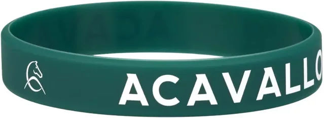 Produktbild von Acavallo Silikonarmband Unisex wasserdicht Grün 21 cm
