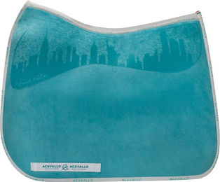 Acavallo Special Edition Dressurschabracke aus Bambus mit Silikon Grip in Blau oder Türkis – Bild 1 von 3