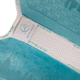 Acavallo Special Edition Lycra Jumping Pad mit Silikon Grip und Bambusunterseite in Skyblue – Bild 1 von 4