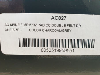 Acavallo Spine F.Mem.1/2 Pad CC Double Felt Dressurunterlage Charcoal/Grey - 1 Stk. – Bild 1 von 5