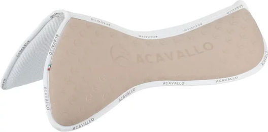 Produktbild von Acavallo Spine Free Cc Sattelunterlage für Pferde mit Memory Foam und Bambusfaser in Beige Größe L