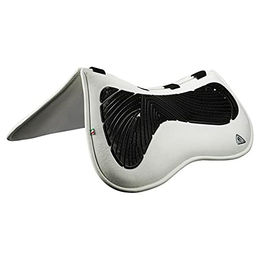 Acavallo Spine Free Gel & Memory Foam Half Pad für Pferde in Weiß Größe L – Bild 1 von 4