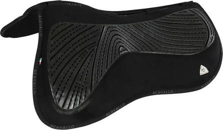 Acavallo Spine Free Gel und Memory Foam Half Pad Sattelunterlage für Pferde Schwarz Größe L – Bild 1 von 4