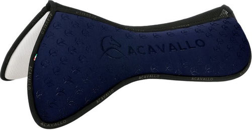 Produktbild von Acavallo Spine Free Half Pad mit Memory Foam und Silicon Grip aus Lycra und Bambusfaser Größe M