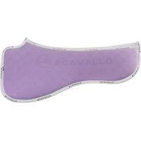 Produktbild von Acavallo Spine Free Lycra Memory Foam Half Pad Dressage mit Silicon Grip in Lila oder Weiß