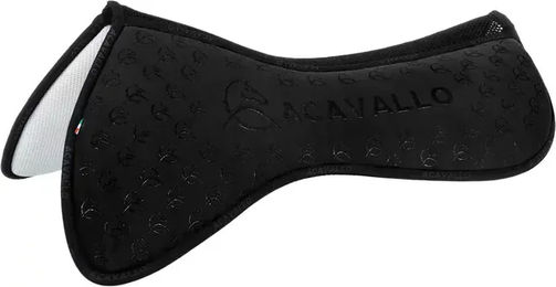 Acavallo Spine Free Lycra Memory Foam Half Pad mit Silicon Grip und Bambusfasern Schwarz Größe M – Bild 1 von 3