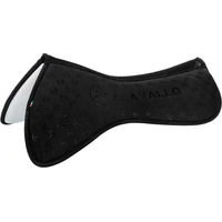 Produktbild von Acavallo Spine Free Lycra Memory Foam Half Pad mit Silicon Grip und Bambusfasern Schwarz Größe M