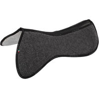 Produktbild von Acavallo Spine Free Memory Foam Half Pad mit doppellagigem Filz in Schwarz Größe M
