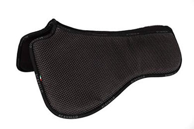 Acavallo Spine Free Memory Foam Sattelunterlage für Dressursättel in Schwarz – Bild 1 von 2