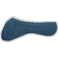 Produktbild von Acavallo Spine Free Memory Foam Sattelunterlage mit Silicon Grip in Braun Grösse M