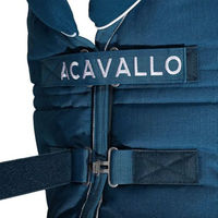 Produktbild von Acavallo Stalldecke für Pferde 600D Ripstop mit 500g Füllung in Marineblau - 500 g