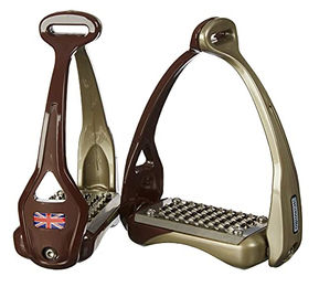 Acavallo Steigbügel Opera Stirrup metallic Edelstahl Schwarz – Bild 1 von 2