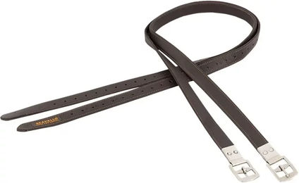 Acavallo Steigbügelriemen aus Leder in Braun – Bild 1 von 3