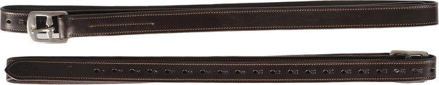 Acavallo Steigbügelriemen aus Leder Schwarz 145 cm – Bild 1 von 3