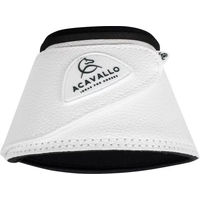 Produktbild von Acavallo Stiefelglocken aus Kunstleder mit Klettverschluss in Weiß Größe S