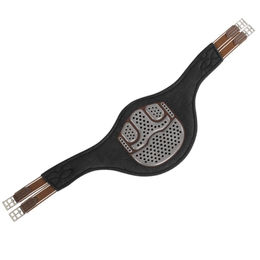 Acavallo Stollengurt mit Gel-Einsatz für Springsättel Dunkelbraun 125 cm aus Kunstleder – Bild 1 von 3