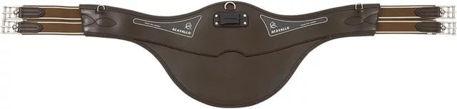 Acavallo Stollenschutzgurt Anatomic aus Gel und PVC in Braun – Bild 1 von 4