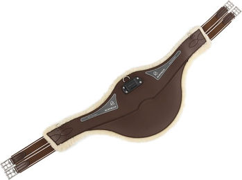 Acavallo Stollenschutzgurt mit PVC-Gel und Eco-Wolle Schwarz 115 cm – Bild 1 von 2