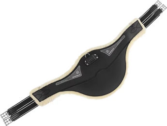 Acavallo Stollenschutzgurt PVCGel mit EcoWolle in Schwarz – Bild 1 von 5