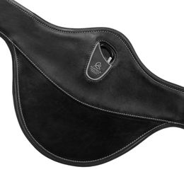 Acavallo Studguard Stollengurt aus Kalbsleder mit Gel Schwarz 135 cm – Bild 1 von 5