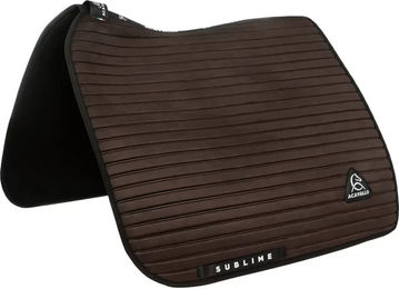 Produktbild von Acavallo Sublime Gestreifter Wildledersattel für Pferde in Braun